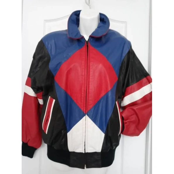 pelle pelle vintage baseball jacket, pelle pelle store, pelle pelle jacket, red leather jacket
