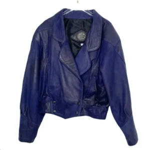 Pelle Pelle Blue Leather Jacket