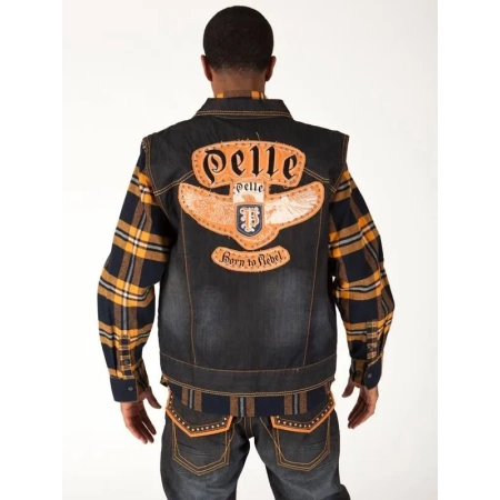 Pelle Pelle Dark Blue Denim Vest