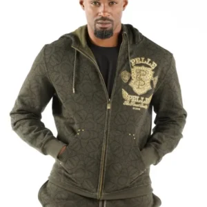 Pelle Pelle Mens Fortune Olive Tracksuit view 3