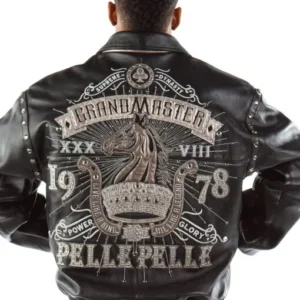Pelle Pelle Grandmaster Black Leather Jacket