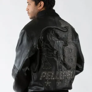 Pelle Pelle Mens Lion 78 Black Jacket view 2