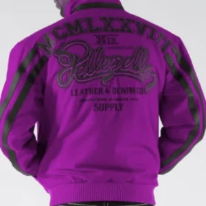 Pelle Pelle Mens Marc Buchanan Purple Jacket view 1