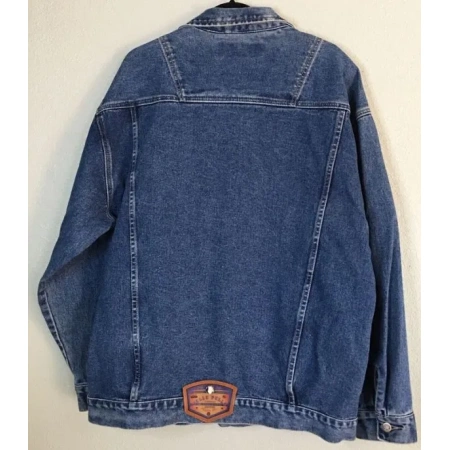 Pelle Pelle Mens Medium Blue Denim Jacket view 2