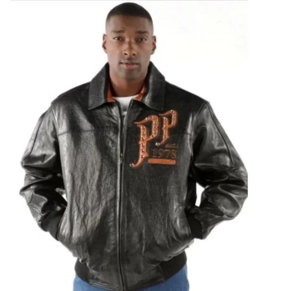 pelle pelle mens pioneer black jacket, pelle pelle store, pelle pelle jacket, black leather jacket
