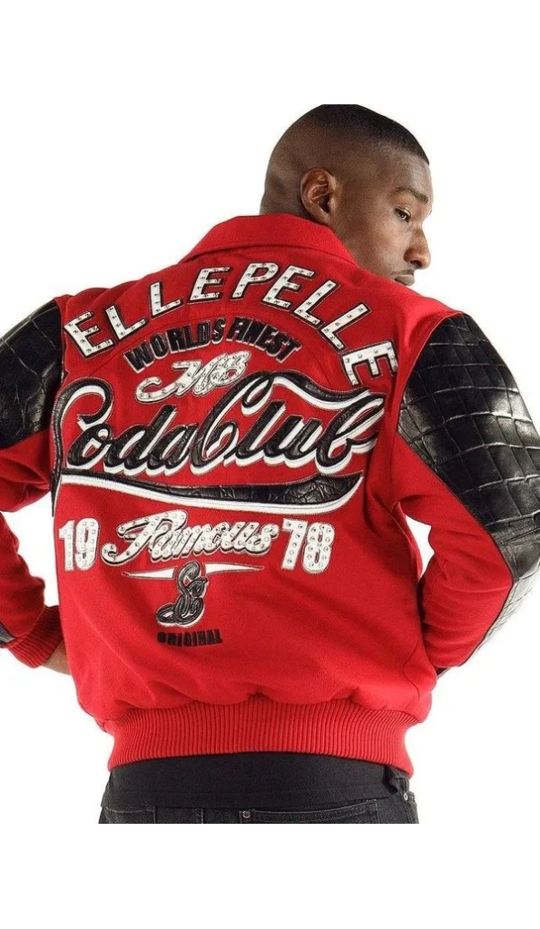 Pelle Pelle World Soda Club Red Jacket