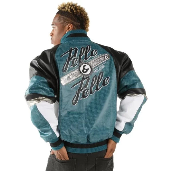 pelle pelle movers and shakers green jacket, pelle pelle store, pelle pelle jacket, green leather jacket