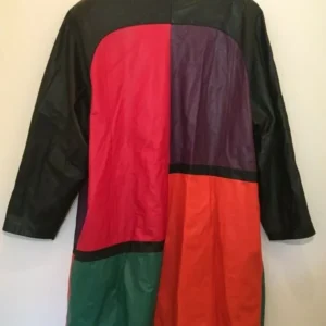 Pelle Pelle Multicolor Leather Coat view 2