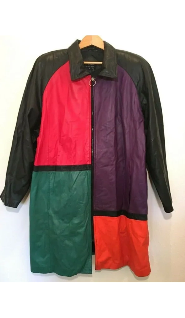 Pelle Pelle Multicolor Leather Coat