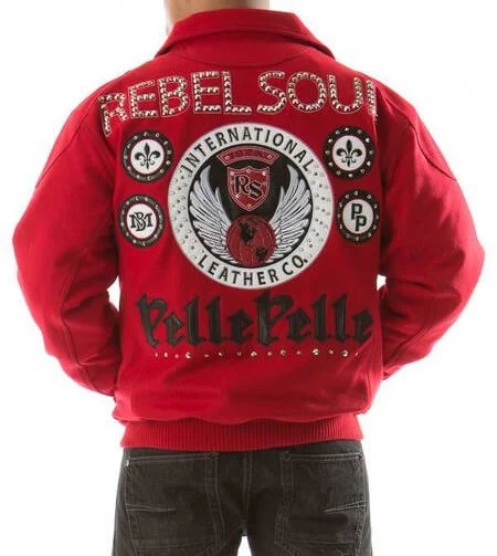 Red Pelle Pelle Rebel 1978 Wool Jacket