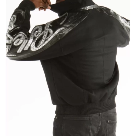 Pelle Pelle Black Studded Wool Jacket view 2