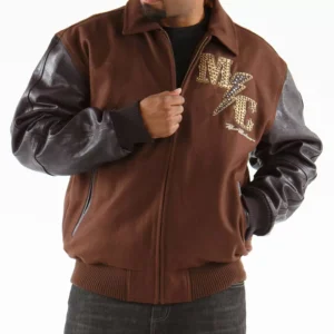 Pelle Pelle Brown Ceremonies Varsity Jacket view 2
