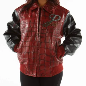 Pelle Pelle Red Black Studded Jacket view 2