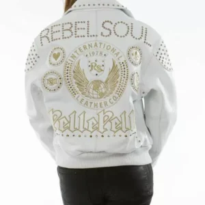 Pelle Pelle Rebel White Leather Jacket