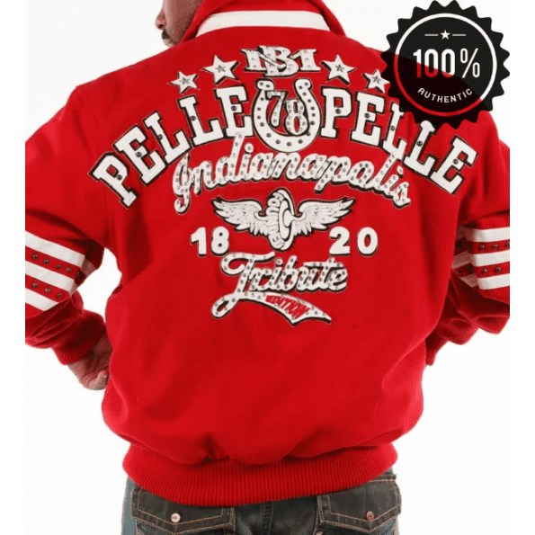 Pelle Pelle Red Tribute Wool Jacket