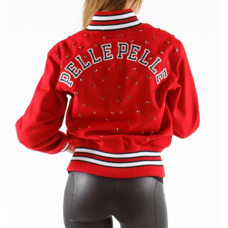 Pelle Pelle Red Studded 1978 Jacket view 2