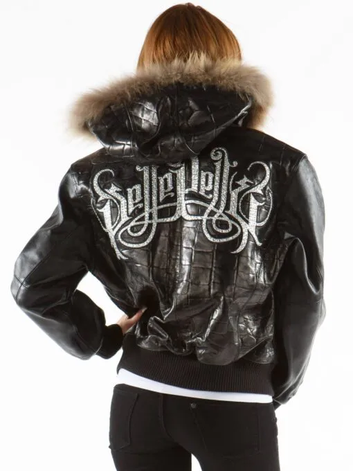 Royal Pelle Pelle Hood Leather Jacket