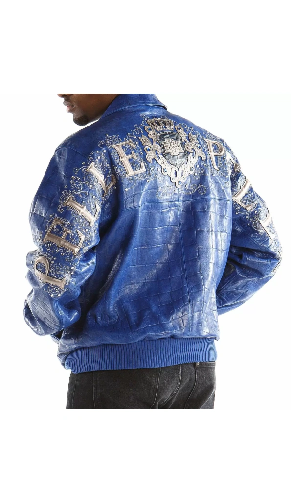 Pelle Pelle Blue Crest Leather Jacket