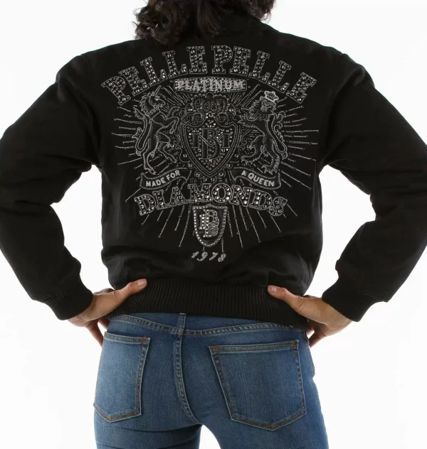 Pelle Pelle Black Diamonds Queen Jacket