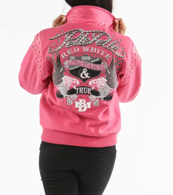 Pink Pelle Pelle True MB Wool Jacket view 1