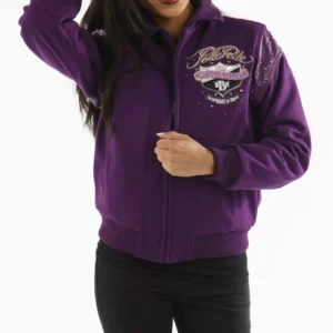 Purple Pelle Pelle True Wool Jacket view 2