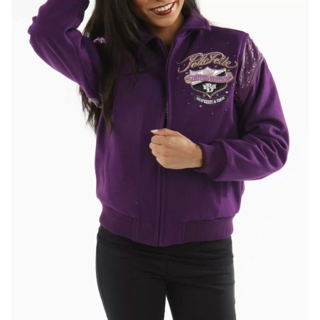 Purple Pelle Pelle True Wool Jacket view 2