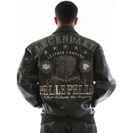 Pelle Pelle Encrusted Leather Jacket view 2