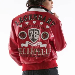 Pelle Pelle Bejeweled Leather Jacket