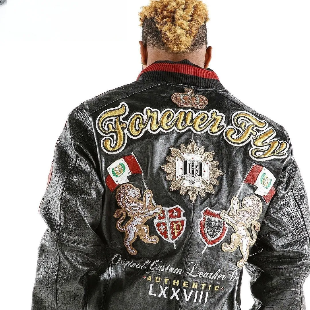 Pelle Pelle Black Red Leather Jacket view 1