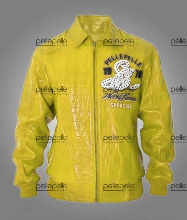 Pelle Pelle Yellow Soda Club MB Jacket view 2
