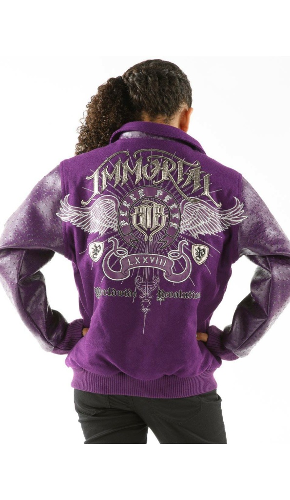 Bold Pelle Pelle Purple Wool Jacket