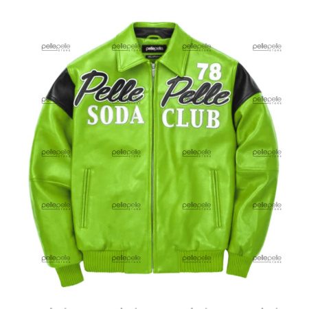 Light Green Pelle Pelle Soda Club Jacket