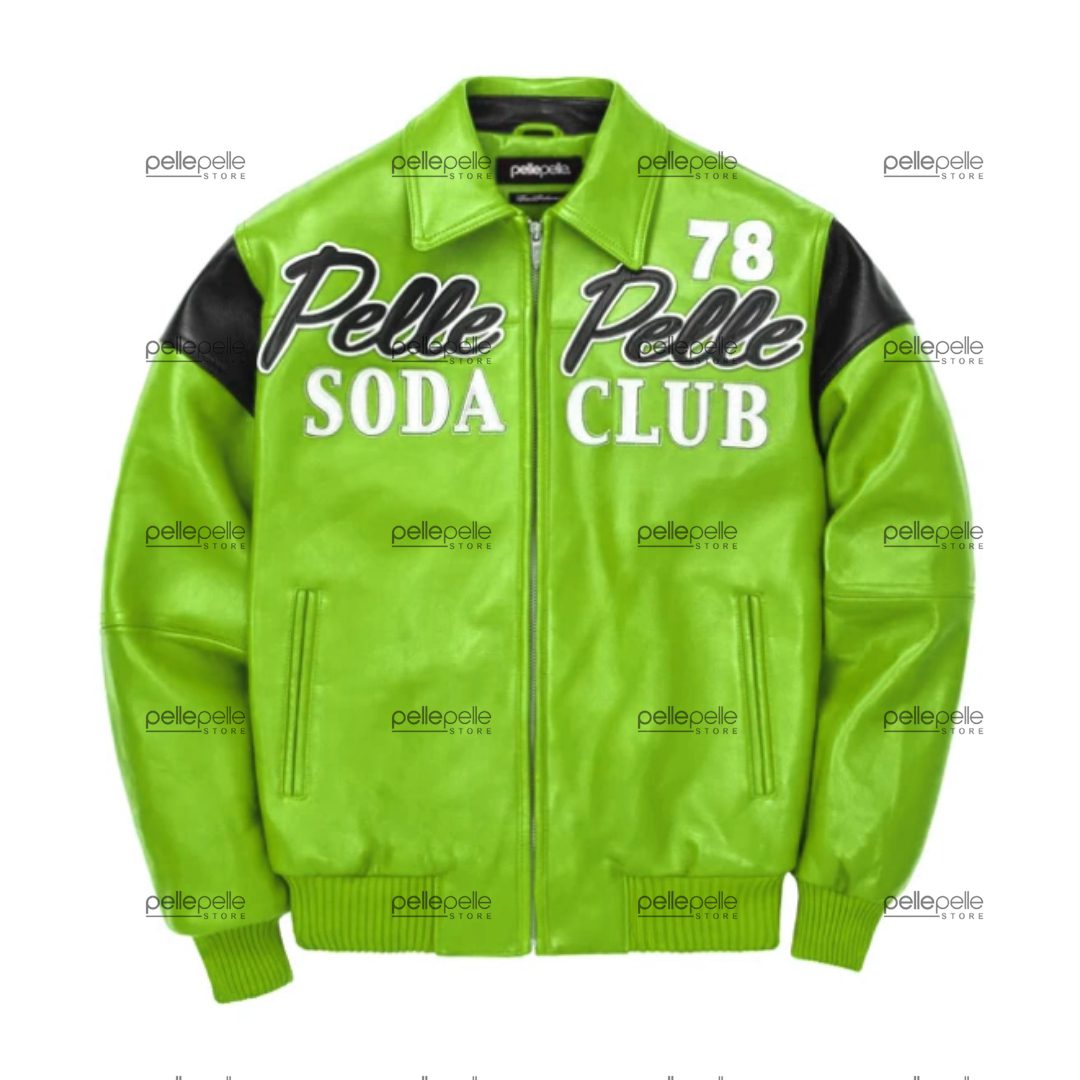 Light Green Pelle Pelle Soda Club Jacket view 2
