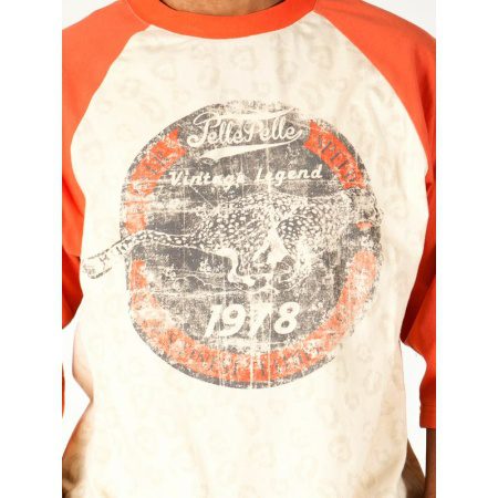 Bold Pelle Pelle Early Dawn t shirt orange shoulder view 2