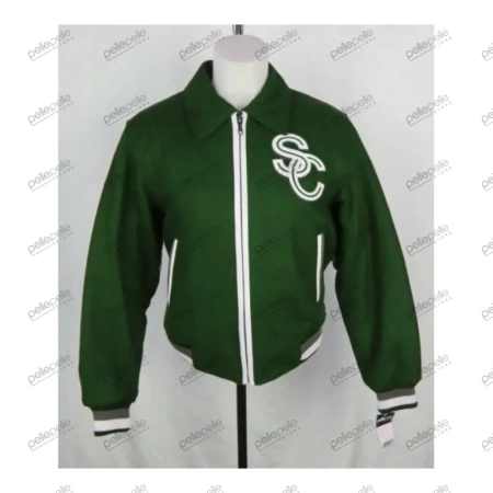 All American Pelle Pelle Green MB Jacket