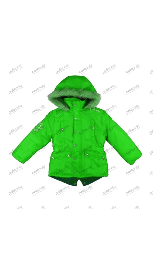 Beautiful Pelle Pelle Girls Green Snorkel Jacket | Pelle Pelle Store