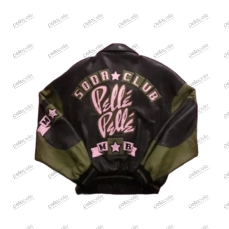 MB Pelle Pelle Soda Club Star Leather Jacket