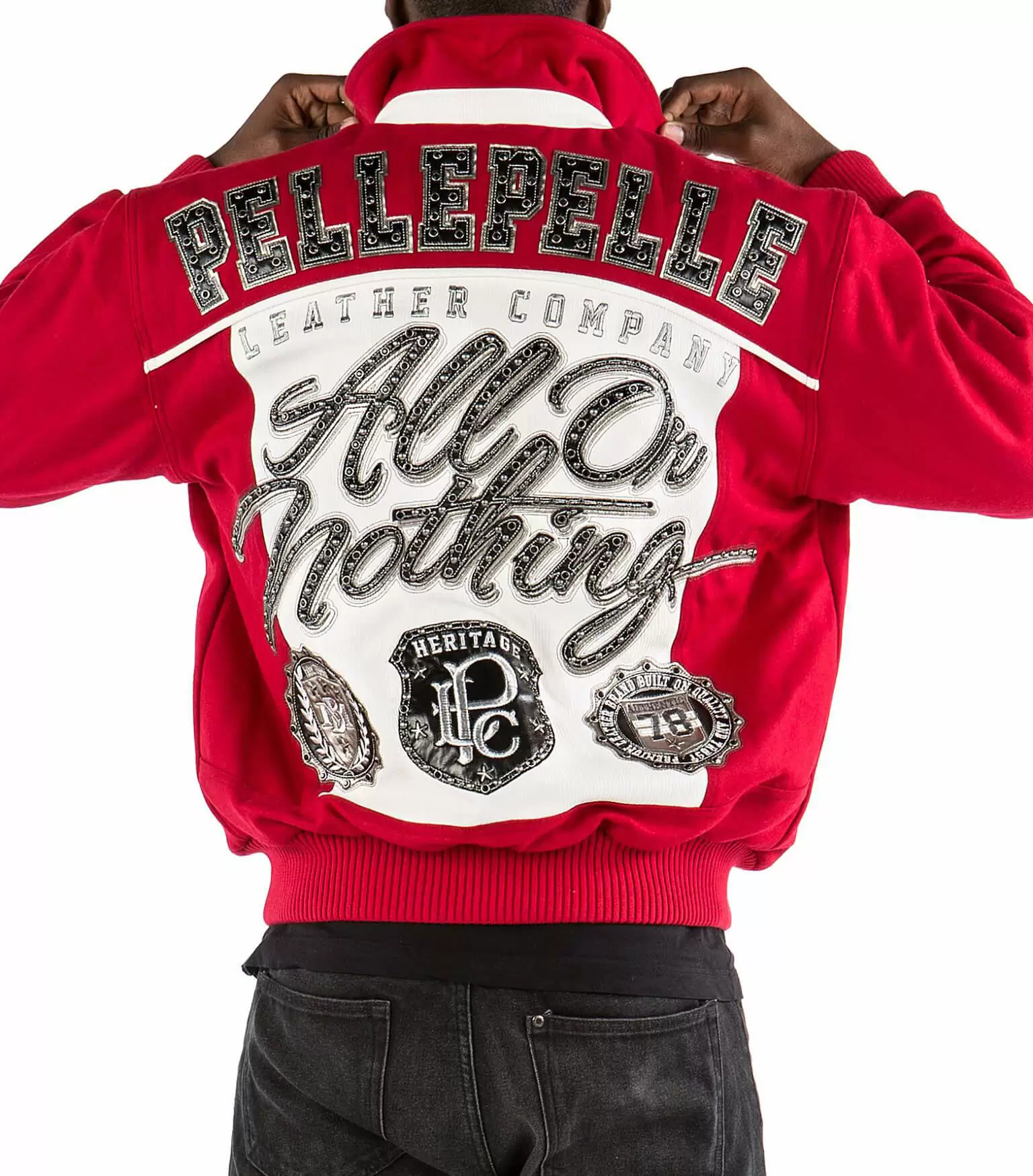 Pelle Pelle All or Nothing Red Wool Jacket