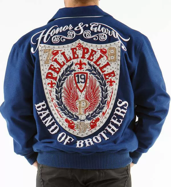 Band of Brothers Pelle Pelle Blue Jacket
