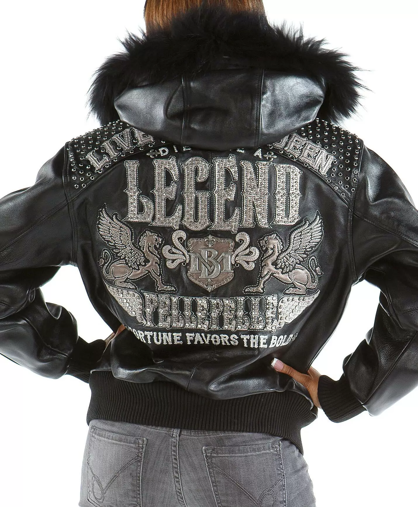 Pelle Pelle Black Live Like a Queen Jacket