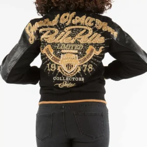 Black Pelle Pelle Varsity 1978 Jacket