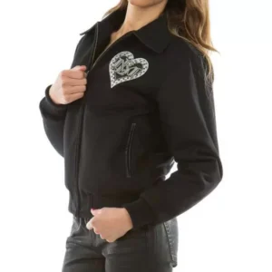 Pelle Pelle Black Heart Breaker Wool Jacket view 2