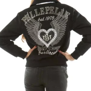 Pelle Pelle Black Heart Breaker Wool Jacket