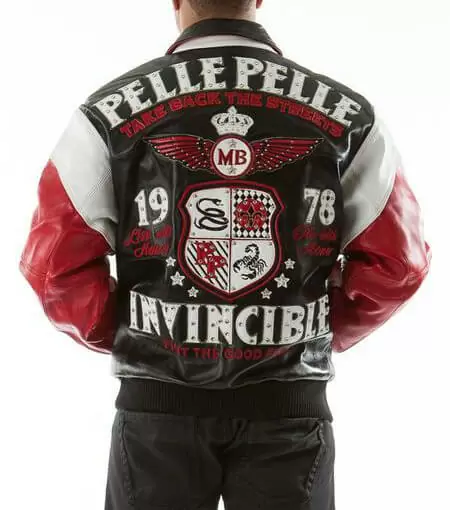 Black Pelle Pelle Invincible Leather Jacket