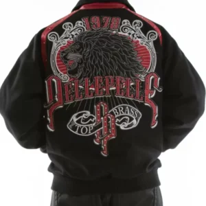 Pelle Pelle Black Top Brass Wool Jacket