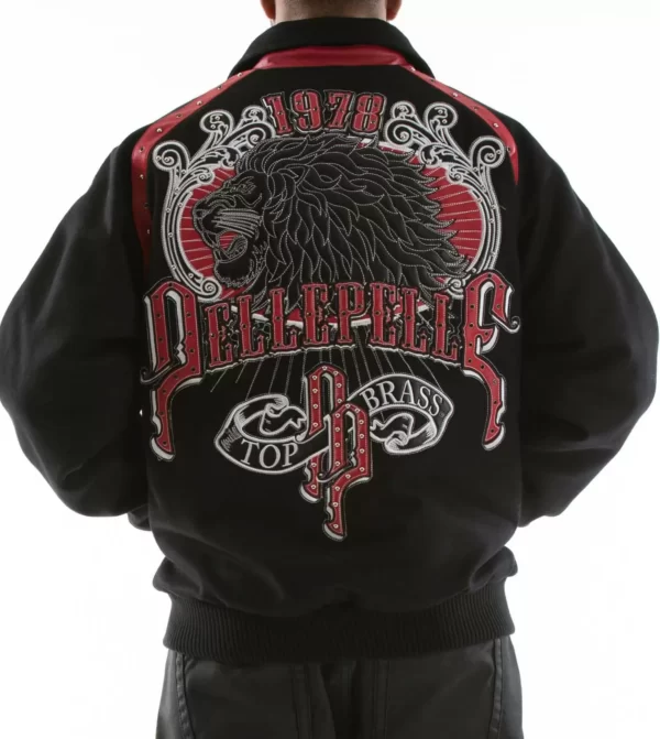 Pelle Pelle Black Top Brass Wool Jacket