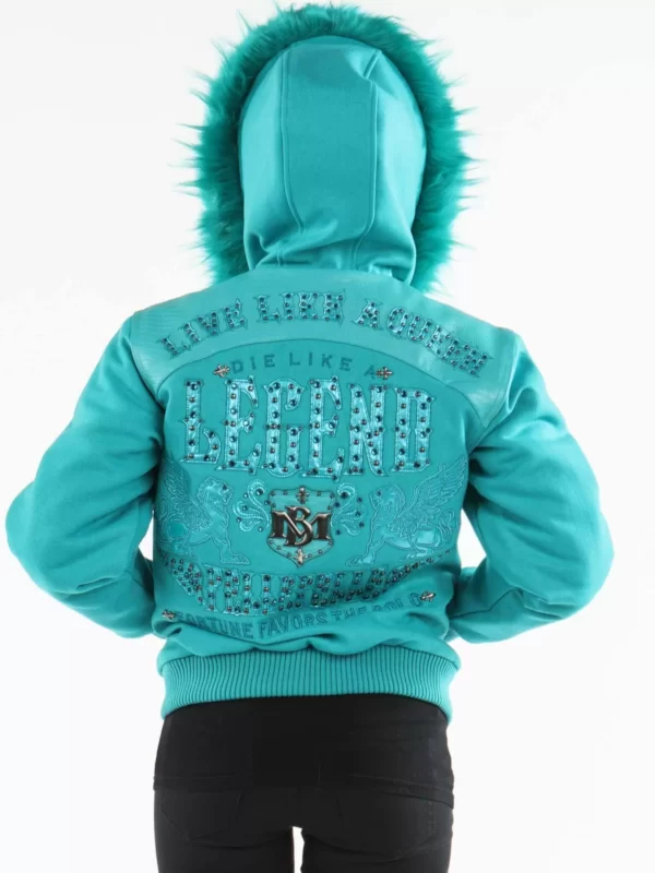 Blue Pelle Pelle Live Like a Queen Jacket