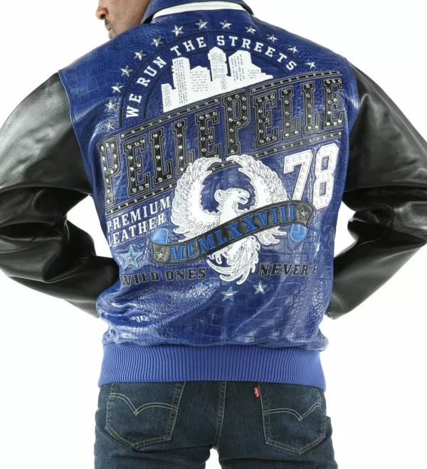 Pelle Pelle Blue Wild Ones Leather Jacket view 1