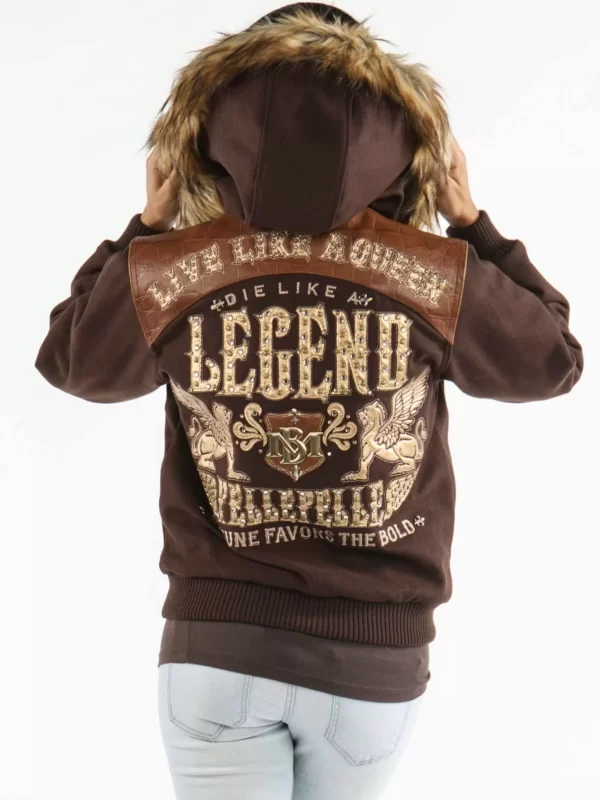 Brown Pelle Pelle Live Like a Queen Jacket