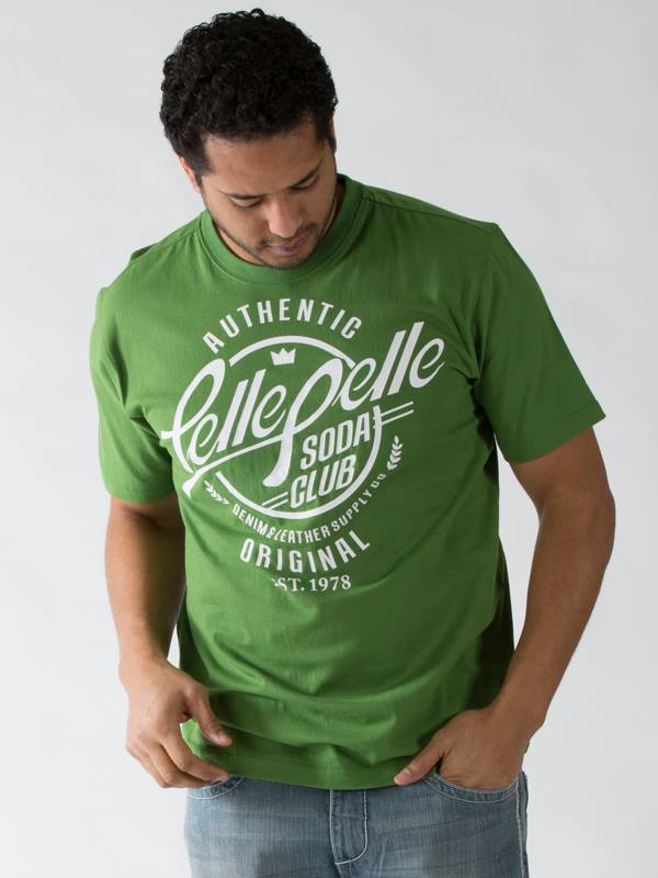 Exclusive Pelle Pelle Olive Green T Shirt